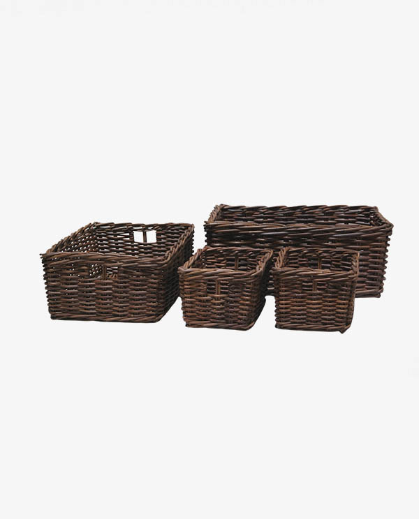 B 14392 DB , Kubu Basket set of 4